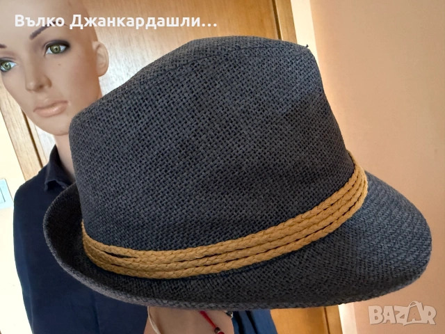 Мъжка риза Distrezzed,100% лен в тъмносин цвят, размер L, снимка 9 - Ризи - 55055040