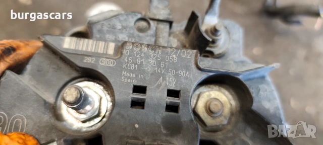 Динамо алтернатор 46 81 30 61 / 0 124 325 058 Fiat Stilo 1.6 103к.с. бензин, снимка 3 - Части - 54379367
