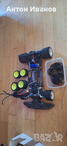 RC Touring Car 1:10 4WD Competition – Brushless motor + много резервни части