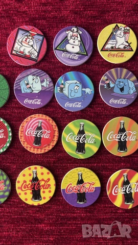 редки винтидж Coca-Cola POG/Milk Caps от 1996 г., част от колекцията "Coke Cap"., снимка 4 - Колекции - 55275575