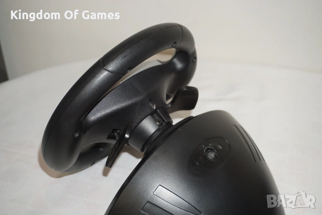 Волан с педали Thrustmaster Ferrari Challenge Racing Wheel Black ЗА PS2 ТЕСТВАН И РАБОТЕЩ, снимка 3 - Аксесоари - 55178988