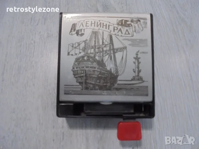 № 8703 Стара руска табакера "Ленинград" – СССР, соц период, колекционерска  
