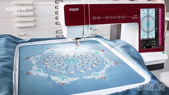 Pfaff Creative Sensation Pro II машина за бродерия, снимка 2 - Шевни машини - 54336755