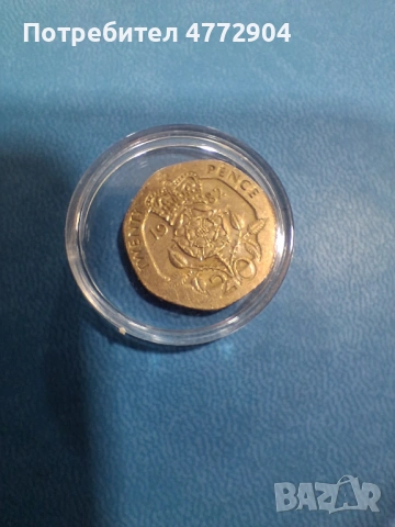 монета 1982 20p - Twenty Pence 