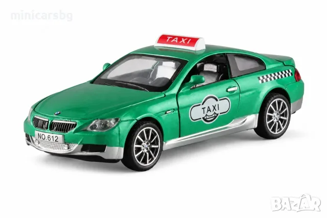 Метални колички: BMW M6 E63 Taxi 1:32, снимка 6 - Колекции - 55620390