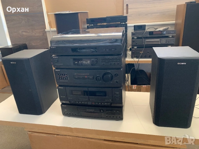 Ретро Hi-Fi Система Sony с Грамофон и Японски Тонко, снимка 12 - Аудиосистеми - 54866260