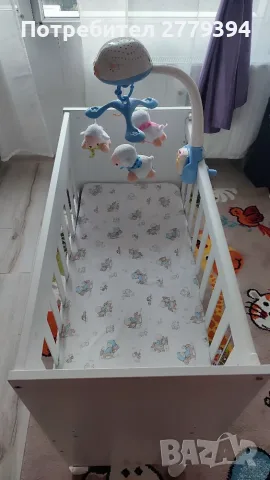 Дървено легло "cosleeping bed", снимка 4 - Бебешки легла и матраци - 55655852