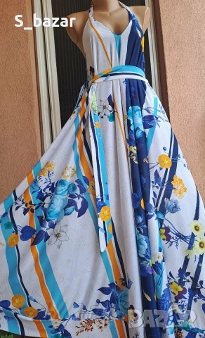 Нова рокля с гол гръб,р-р М/Л/ХЛ, снимка 4 - Рокли - 54051189