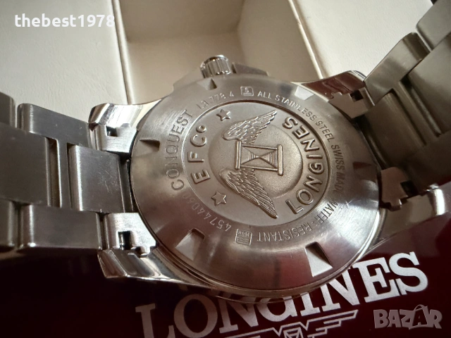 Longines Conquest Automatic 43mm Blue Dial/Eta 2892-2/Ref 37784966, снимка 8 - Мъжки - 54530663