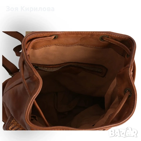 Раница от естествена кожа , снимка 6 - Раници - 54303755