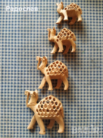 дървени фигурки Камила, снимка 4 - Декорация за дома - 54209486