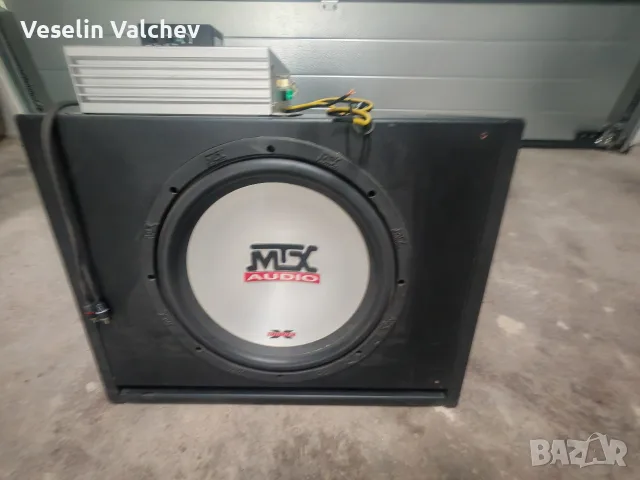 Бас каса MTX 12" 250W с усивлател и конвертор