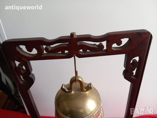 Стар Голям БУДИСТКИ Гонг, Камбана ,Будизъм, снимка 4 - Антикварни и старинни предмети - 54222925