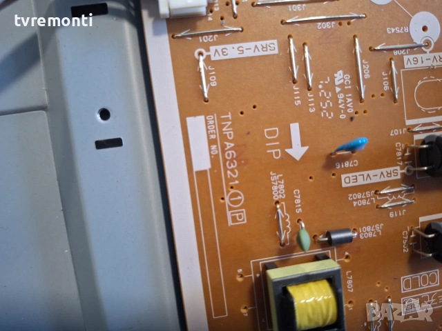 POWER BOARD TNPA6321 1 P ,for 32inc DISPLAY TXFZL04KECA , PANASONIC модел TX-32ES400E, снимка 2 - Части и Платки - 54980438
