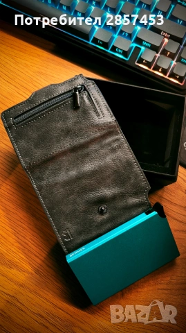 BEWMER RFID card case slim wallet / money clip / black / нов, снимка 6 - Портфейли, портмонета - 54861351