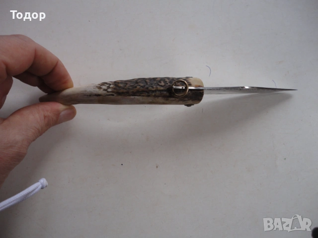 Страхотна майсторска сойка нож  рог 11, снимка 6 - Ножове - 54095925