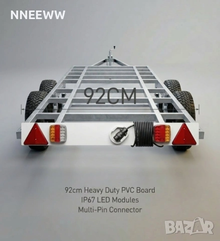 LED Заден борд за ремарке с диодни стопове 92см