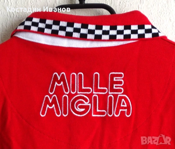 1000 Mille Miglia ретро рали дамска поло блуза, снимка 7 - Тениски - 55156028