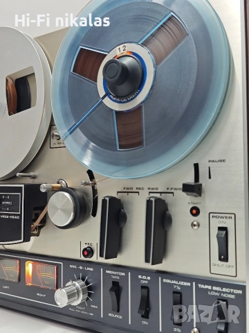ретро стерео ролков магнетофон Hi-Fi AKAI 4000DS, снимка 6 - Ресийвъри, усилватели, смесителни пултове - 54560901