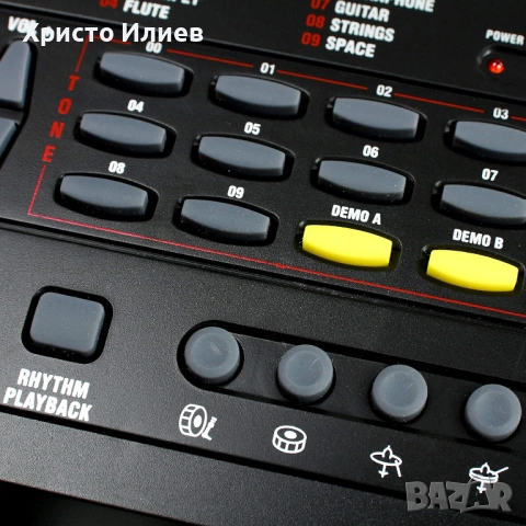 Синтезатор 49 клавиша Електронно пиано RockJam със стикери за клавиши и зарядно, снимка 6 - Синтезатори - 54364872