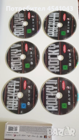 Rocky 40 Jahre Jubiläums-Collection – 6 DVD (Rocky 1–5 + Balboa) | Пълна колекция „Роки“ – ново, снимка 6 - Екшън - 54429708