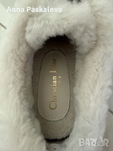 Кецове Dior от агнешка кожа с косъм, снимка 2 - Кецове - 55514051
