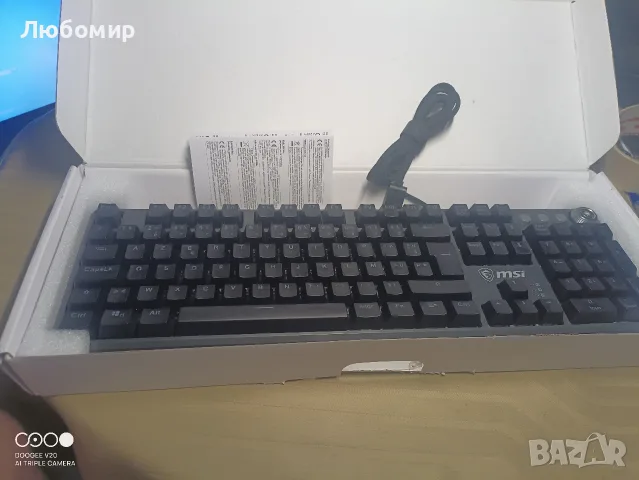 Клавиатура MSI FORGE GK310, USB 2.0, снимка 4 - Клавиатури и мишки - 55571865