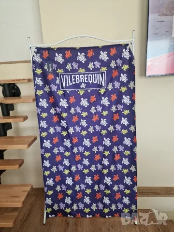 Страхотна плажна хавлия VILEBREQUIN голям размер 180см х 90см , снимка 2 - Хавлиени кърпи - 55413486