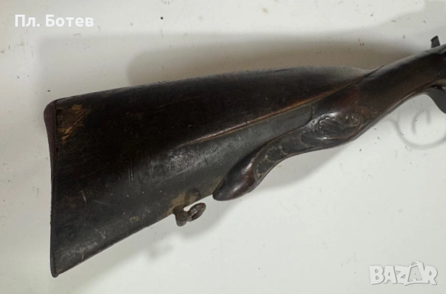 Двуцевна капсулна пушка, снимка 4 - Антикварни и старинни предмети - 54126386