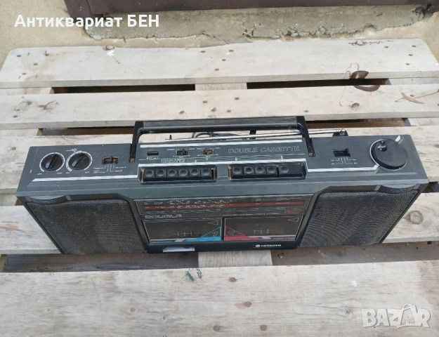 HITACHI W27E DOUBLE CASSETTE – 1985 г. , снимка 14 - Антикварни и старинни предмети - 54874517