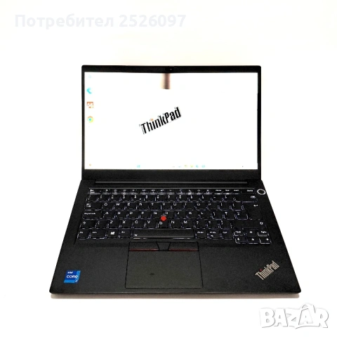 Lenovo ThinkPad E14 Gen 2/14” IPS/i7-1165G7 4.70GHz/512GB/Iris Xe, снимка 2 - Лаптопи за работа - 54640135