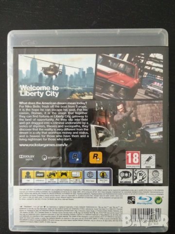 Grand Theft Auto IV PS3, снимка 3 - Игри за PlayStation - 54389421