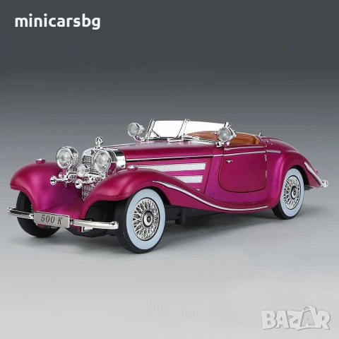Метални колички: Mercedes-Benz 500K (W29), снимка 4 - Колекции - 47003184