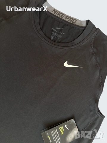 Чисто нов мъжки потник Nike Pro размер L, снимка 3 - Спортни дрехи, екипи - 55078290