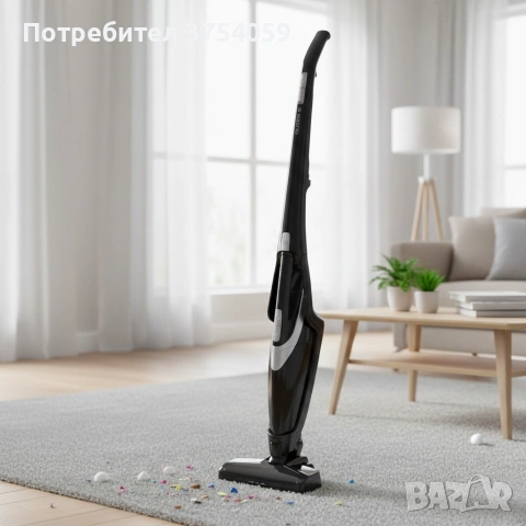 Безжична прахосмукачка 2 в 1 с Li-ion батерия,8 kPa,22.2V-Вертикална и ръчна прахосмукачка без торба