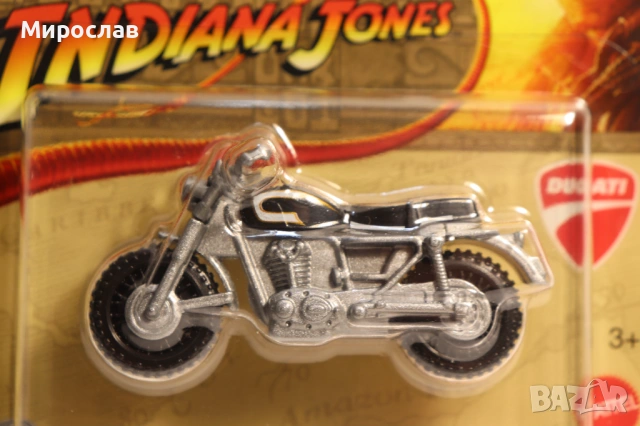 MATCHBOX INDIANA JONES DUCATI ИГРАЧКА КОЛИЧКА МОДЕЛ, снимка 2 - Колекции - 54649321