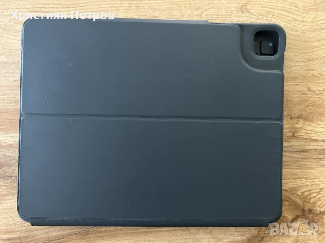 КАТО НОВА !!! Безжична клавиатура - кейс и поставка - LOGITECH Slim Folio Pro - iPad Pro 12.9, снимка 5 - Клавиатури и мишки - 55130134