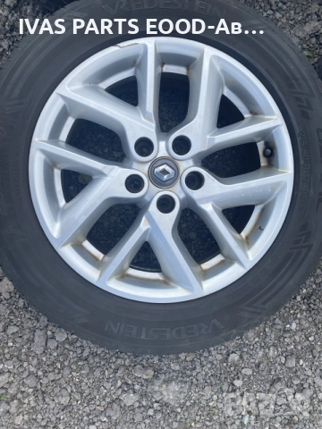 Джанти 17” Renault Kadjar/Nissan Qashqai /5x114.3/ с летни гуми 215/60/17, снимка 2 - Гуми и джанти - 55331586
