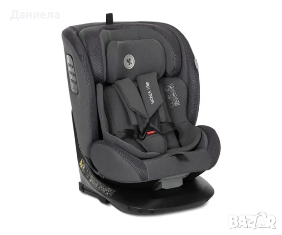 Lorelli Стол за кола Monza grey i-Size 40-150 см 360 isofix anti rebound bar