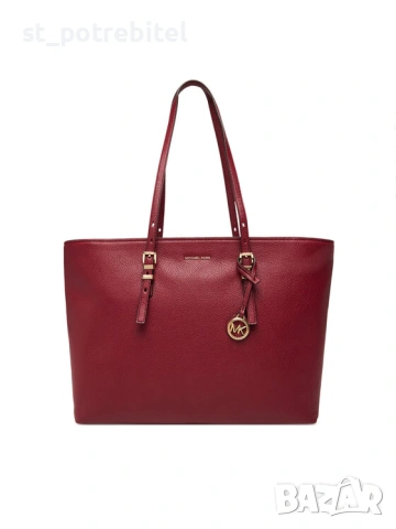 Оригинална червена чанта Michael Kors , снимка 5 - Чанти - 54932246