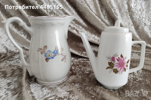  Две кани от български порцелан, ретро, снимка 16 - Аксесоари за кухня - 53082064