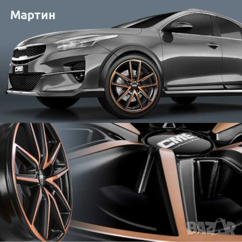Джанти 17" CMS C30 5x114.3 + Continental UltraContact, снимка 3 - Гуми и джанти - 54439072