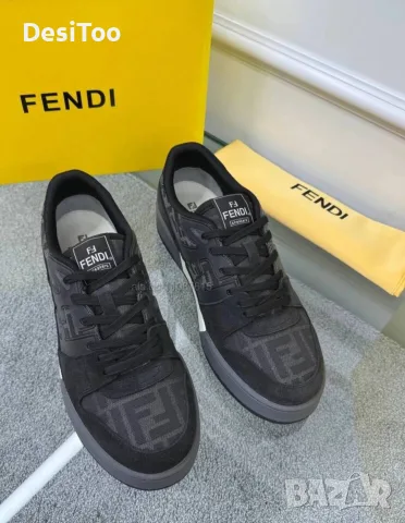 Мъжки маратонки Fendi Match, снимка 4 - Маратонки - 55327632