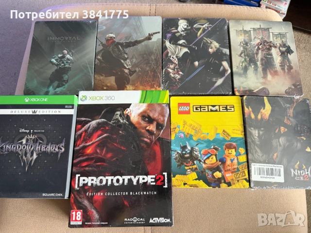 Kingdom Hearts 3 Deluxe/Prototype 2 и 6 steelbooks Xbox