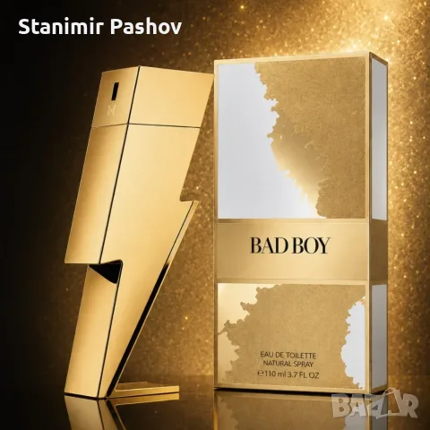 Луксозен мъжки парфюм Bad Boy, Eau de Toilette ,110 ml, с бергамот, черен пипер, кедър, тонка и кака, снимка 3 - Мъжки парфюми - 55506774