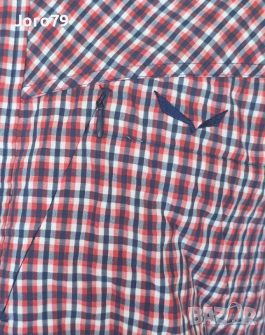 Salewa Fanes Flannel Long-Sleeve Shirt Мъжка Риза Туризъм Ежедневна Раз.M, снимка 3 - Ризи - 54311435