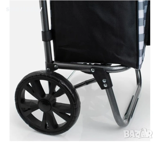 Пазарска количка с колелца, сгъваема, Каре, снимка 2 - Други - 39360194