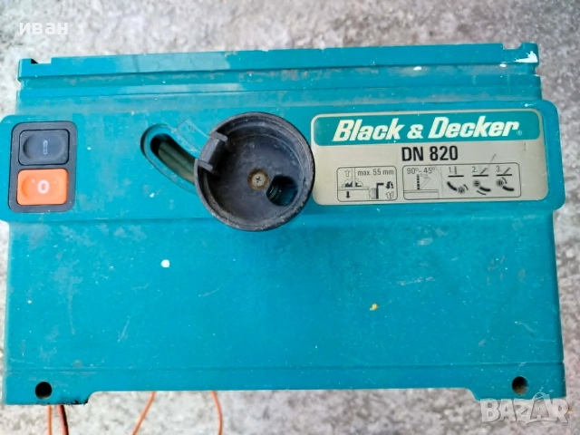 Настолен циркуляр Black & Decker DN-820 –Germany, снимка 4 - Циркуляри - 55342661
