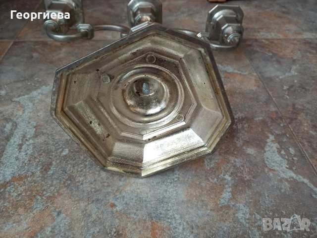 Свещеник от метална сплав , снимка 6 - Декорация за дома - 54824306