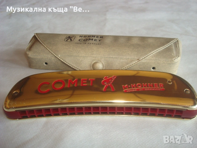 Hohner Comet 40 C Диатонична устна хармоника с калъф, снимка 7 - Духови инструменти - 55280727